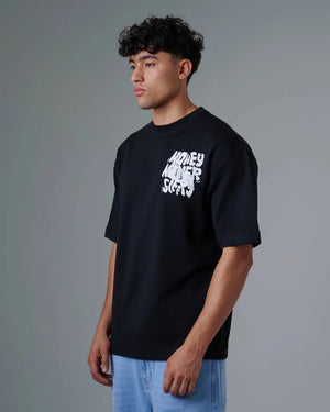 Relaxed Black T-shirt - Rovit