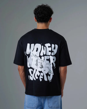 Relaxed Black T-shirt - Rovit