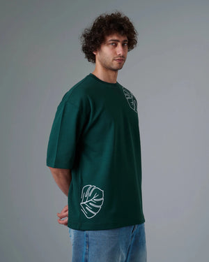 Relaxed Green T-shirt - Rovit