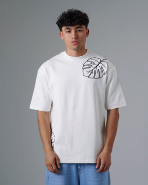 Relaxed White T-shirt - Rovit