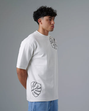 Relaxed White T-shirt - Rovit
