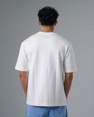 Relaxed White T-shirt - Rovit