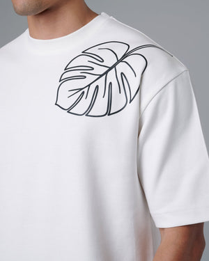 Relaxed White T-shirt - Rovit
