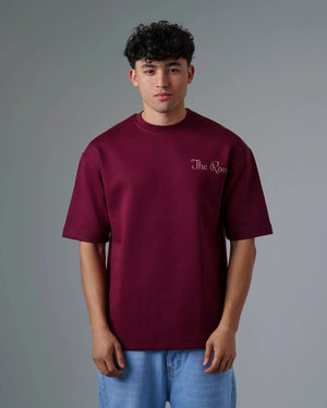 Relaxed Burgandy T-shirt - Rovit