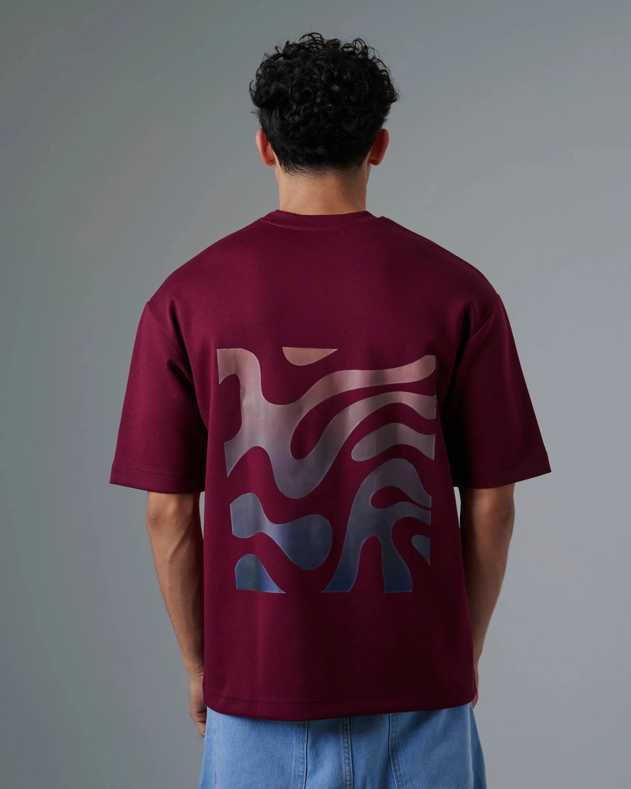 Relaxed Burgandy T-shirt - Rovit